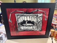 Original Neutra Painting Hand Painted Vintage Verified By Artist picture