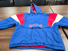 Vintage 1990's Starter Buffalo Bills NFL Hooded Pullover Jacket  picture