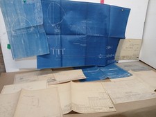 Vintage Iva-Lite Arnolt Marine Spotlight Blueprint Engineering Drawings Lot 12 picture