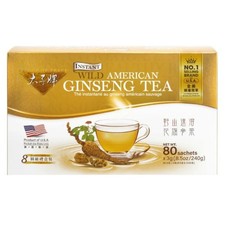 Wild American Ginseng Instant Tea, 80 sachets-Prince of Peace picture