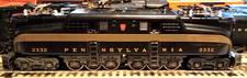 LIONEL RARE BLACK 2332 GG1 LOCOMOTIVE IN BEAUTIFUL RESTORED CONDITION. picture