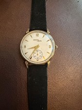 Vintage Zenith Sporto 17J Manual Wind Sub-Seconds Gold Plated 1950s Caliber picture