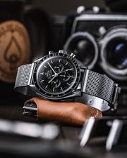 20mm Braided Stainless Mesh Band For Omega Speedmaster No Time To Die 007 picture