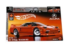 Mattel Brick Shop Hot Wheels ‘90 Acura NSX Building Toy 876 Pieces New In Box picture