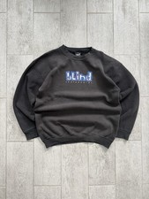 Vintage 90s Blind Skateboards Crewneck Sweatshirt Large Sun Faded Made in USA picture