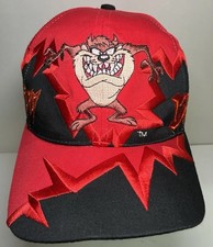 Vintage 1995 Taz Devil Looney Tunes Snapback Hat Drew Pearson Jagged Edge picture