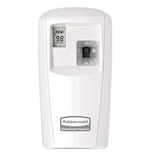 Rubbermaid Commercial Microburst 3000 Aerosol Odor Control LCD Dispenser, White picture