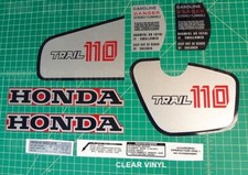 83 1983 CT110 motorcycle 110 trail 9pc  graphics decals stickers autocollants picture