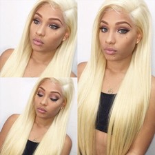 613 Blonde 13*4 HD Lace Wear Go Glueless Wig Pre-Cut Human Hair picture
