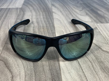 Vintage Oakley Big Taco OO9173-04 Matte Black Polarized Sunglasses With Case picture