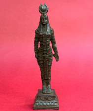 Authentic Ancient Egyptian Antiquities Hathor Basalt Stone Statue Egyptian BC picture