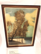 Antique Lithograph Franz Hanfstaengl Munich and New York F@H-