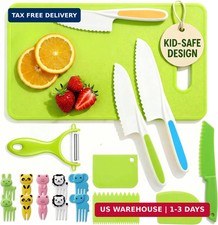 Kids Knife Set for Real Cooking -19Pc Montessori Kitchen Tools for Toddlers picture