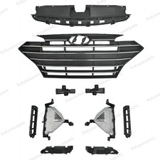 For Elantra 2019-2020 Chrome Grille/Fog light Kit/Bumper Brackets/Radiator Cover picture