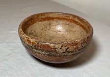 antique Mayan Mexican pre columbian 500-750 A.D. polychromed pottery bowl picture