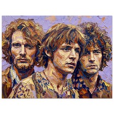 Cream Art Print Painting – Eric Clapton - Jack Bruce - Ginger Baker picture