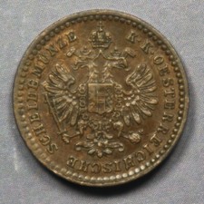 1858-A Austria 5/10 Kreuzer picture