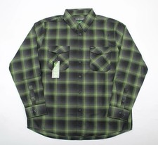 NOS X-Large New Dixxon Snap-On Zombie Flannel Shirt Limited Edition Green Black  picture