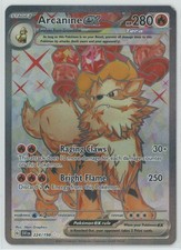 Arcanine ex 224/198 SV01: Scarlet & Violet Base Set Holo LP picture