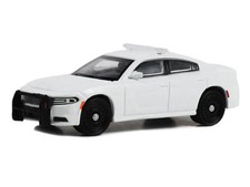 2022 Dodge Charger - White w/ Lights 1:64 Scale Diecast Model - Greenlight 43002 picture