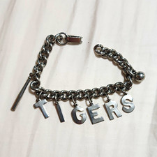 Vintage Detroit Tigers Silver Bracelet Charm Chain Circa 1950/60's picture