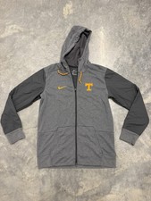 Tennessee Volunteers Hoodie Mens Medium Gray NCAA Football Nike Dri-FIT Full Zip picture