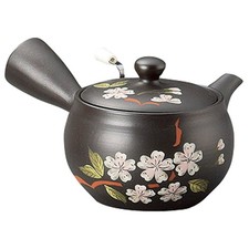 Yamashita Kogei Tokoname Ware Japanese Kyusu Teapot Black Pink 13041960 Japan picture
