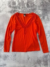jean paul gaultier women long sleeve tops archive vintage orange avantgarde y2k picture