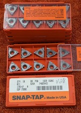 Pack of 10, Snap-Tap SECO 16ER 16UNJ S25M EDP 73801 Carbide Threading Inserts picture