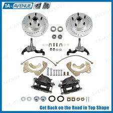 For 1965-70 Chevy Impala Belair Biscayne Stock Spindle Disc Brake Conversion Kit picture