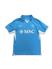 EA7 Emporio Armani SSC Napoli Soccer Jersey Home 2024-2025 Men L Blue Polyester picture