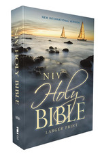 NIV, Holy Bible, Larger Print, Economy Edition, Paperback, Blue, Comfort Print picture