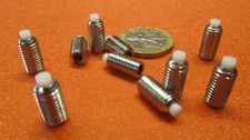 Kmac 18-8 Stainless Steel Set Screws, Nylon Tip, 1/4-28 x 1/2