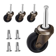 Antique Casters Wheels 1-5/8