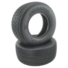 DE Racing G6T Grooved D30 Super Soft SC Short Course Oval Tire w/inserts picture