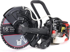 16 Inch Gas Powered Concrete Cut-Off Saw 52cc 2-Stroke Engine 5 Inch Cut Depth picture