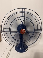 Vintage General Electric (GE) Vortalex Fan 110/120V CY60 Working Restored Blue picture