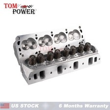 Pair Aluminum Cylinder Head of Ford Small Block  289 302 351W 5.0L 185cc 64cc picture