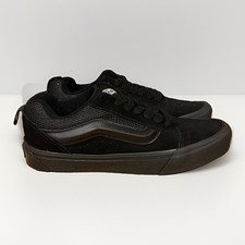 Size 9 - Vans Knu-Skool Triple Black Men’s Sneakers picture