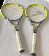 VINTAGE SET OF 2 DUNLOP JAMES BLAKE  No 27 TENNIS RACKETS  #3 WITH 4 3/8 HANDLE picture