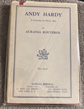 Andy Hardy,play By Aurania Rouverol, Samuel French1953 picture