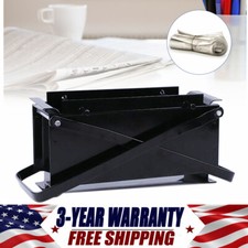 Paper Log Briquette Maker Heavy Duty Fire Brick Press Burning Fuel Recycle Tool picture