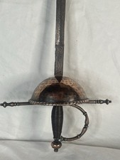 Antique Spanish-style Bronze And Steel hilt rapier , 42in picture