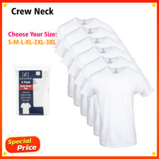 George Men's ultra soft Crew T-shirts , 6-Pack Size FROM S To 3XL picture