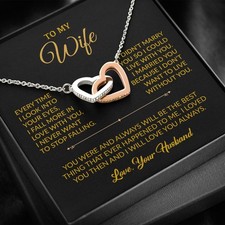 To My Wife Necklace, Gift For Wife, Anniversary Gift For Wife, Necklace For Wife picture