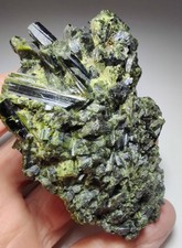Epidote crystal specimen, large and well formed. Madagascar. 320 grams. picture