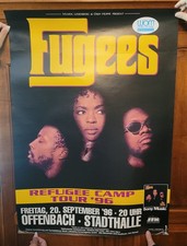 Fugees Poster The Concert German Refugee Camp Tour '96 Lauryn Hill Wyclef Jean picture