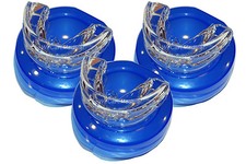 3x NEW STOP SNORING MOUTHPIECE GUARD ANTI SNORE  BRUXISM APNEA TEETH GRINDING picture