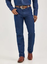 Wrangler 13MWZ Cowboy Cut Jeans Men Rigid Indigo Blue 30 31 32 33 34 35 36 37 38 picture