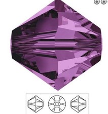 Swarovski 3mm Crystal Bicone 5301/5328 Beads Open Pack - Select color & quantity picture